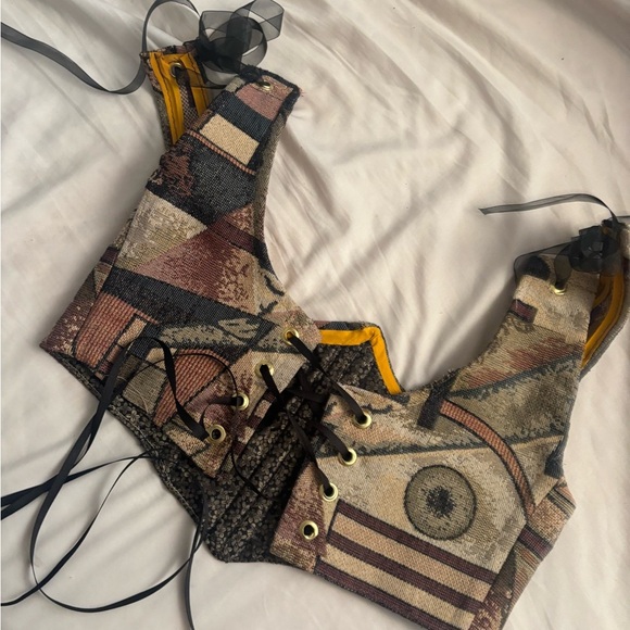 Abstract Pattern corset - Picture 4 of 8